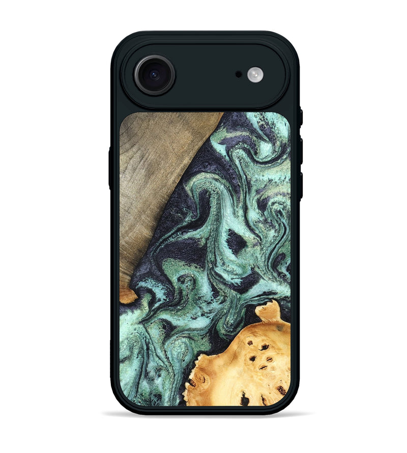 iPhone 17 Air Wood Phone Case - Lester (Green, 832733)