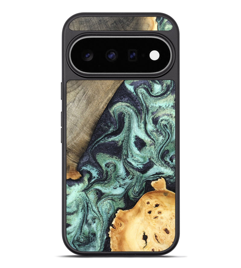 Pixel 11 Pro XL Wood Phone Case - Lester (Green, 832733)