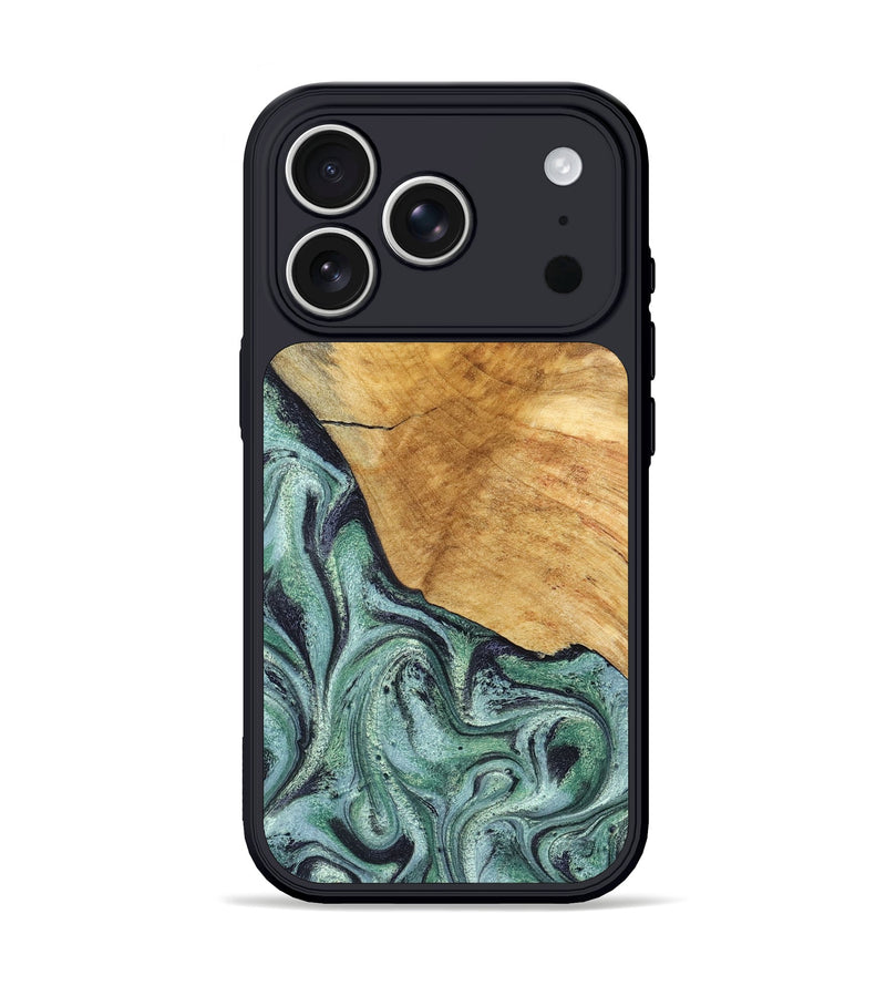 iPhone 17 Pro Wood Phone Case - Dora (Green, 832735)