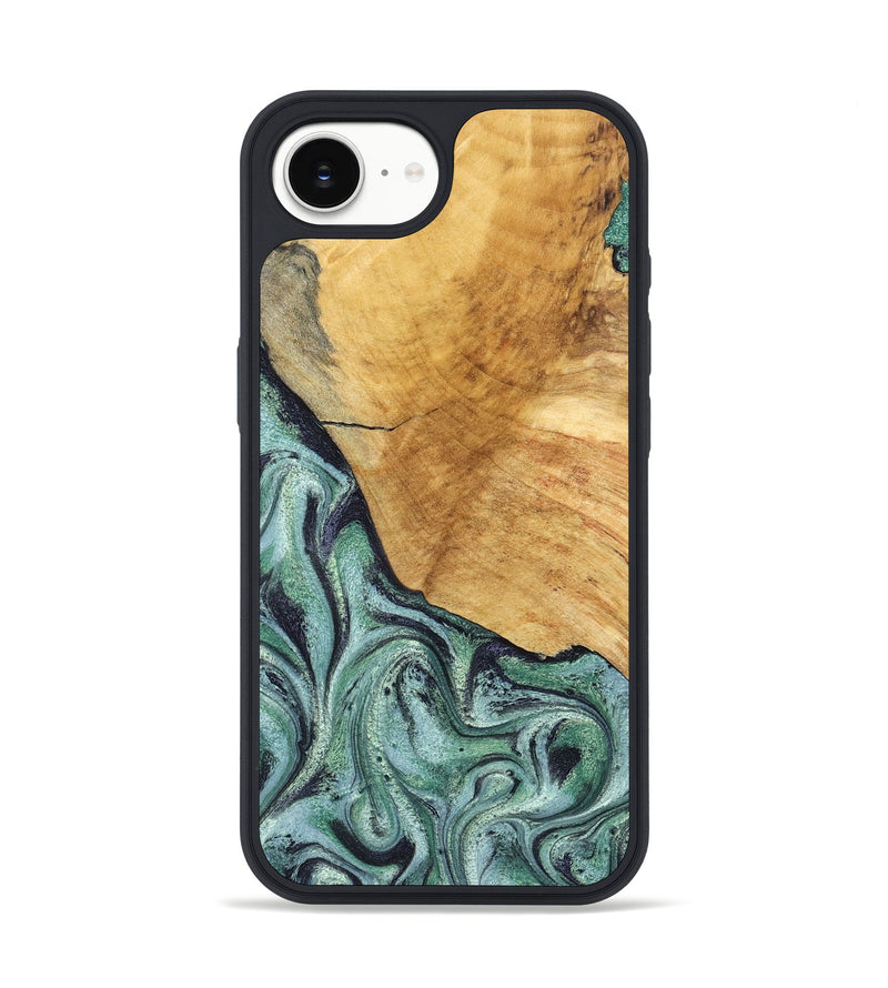 iPhone 17e Wood Phone Case - Dora (Green, 832735)
