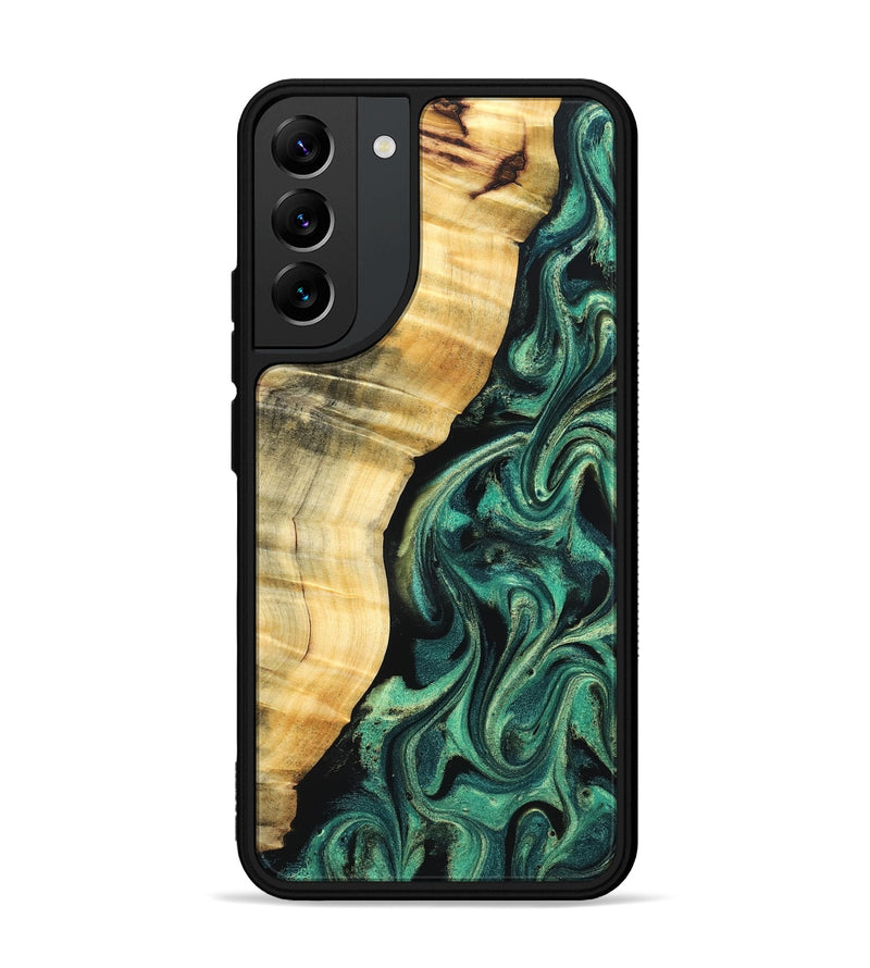 Galaxy S22 Plus Wood Phone Case - Mikala (Green, 832736)