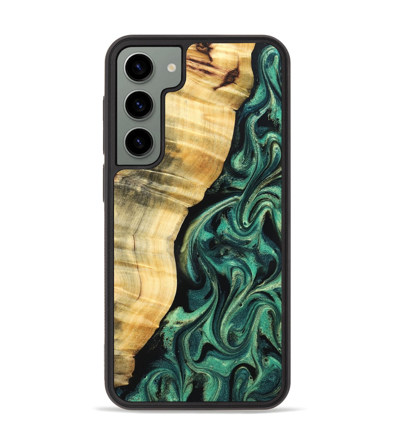 Galaxy S23 Plus Wood Phone Case - Mikala (Green, 832736)