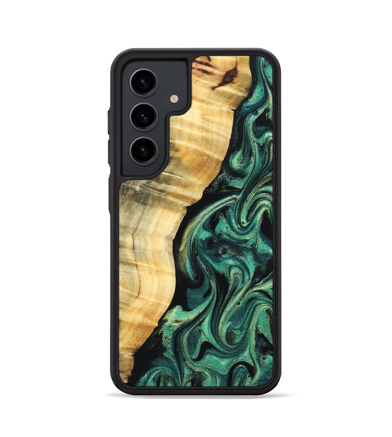 Galaxy S24 Wood Phone Case - Mikala (Green, 832736)