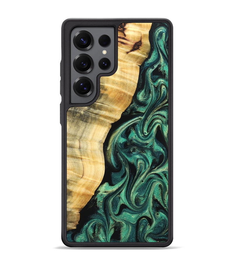 Galaxy S25 Ultra Wood Phone Case - Mikala (Green, 832736)