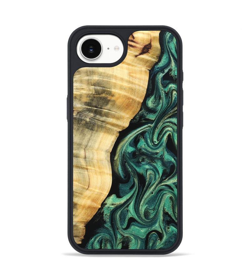 iPhone 17e Wood Phone Case - Mikala (Green, 832736)