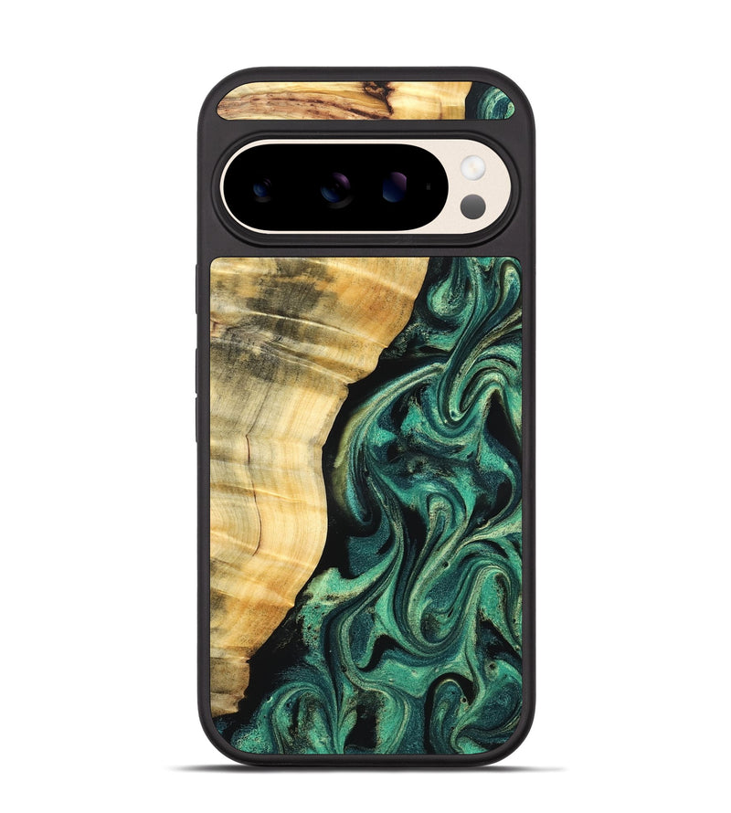 Pixel 10 Wood Phone Case - Mikala (Green, 832736)