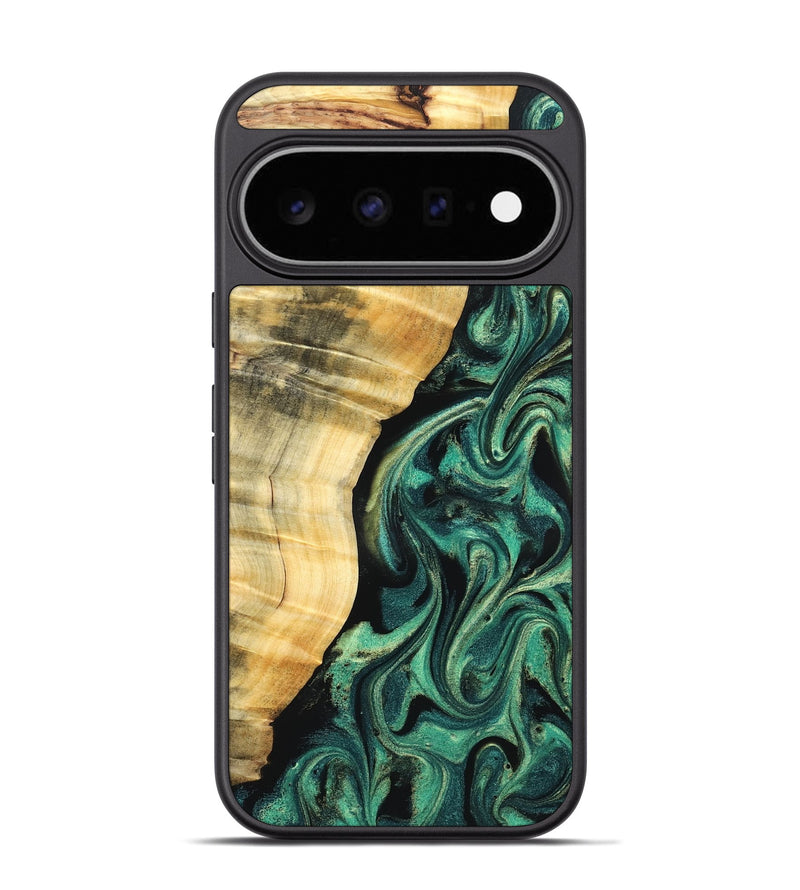 Pixel 11 Pro Wood Phone Case - Mikala (Green, 832736)