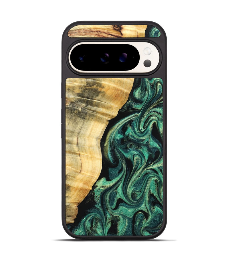 Pixel 9 Pro Wood Phone Case - Mikala (Green, 832736)