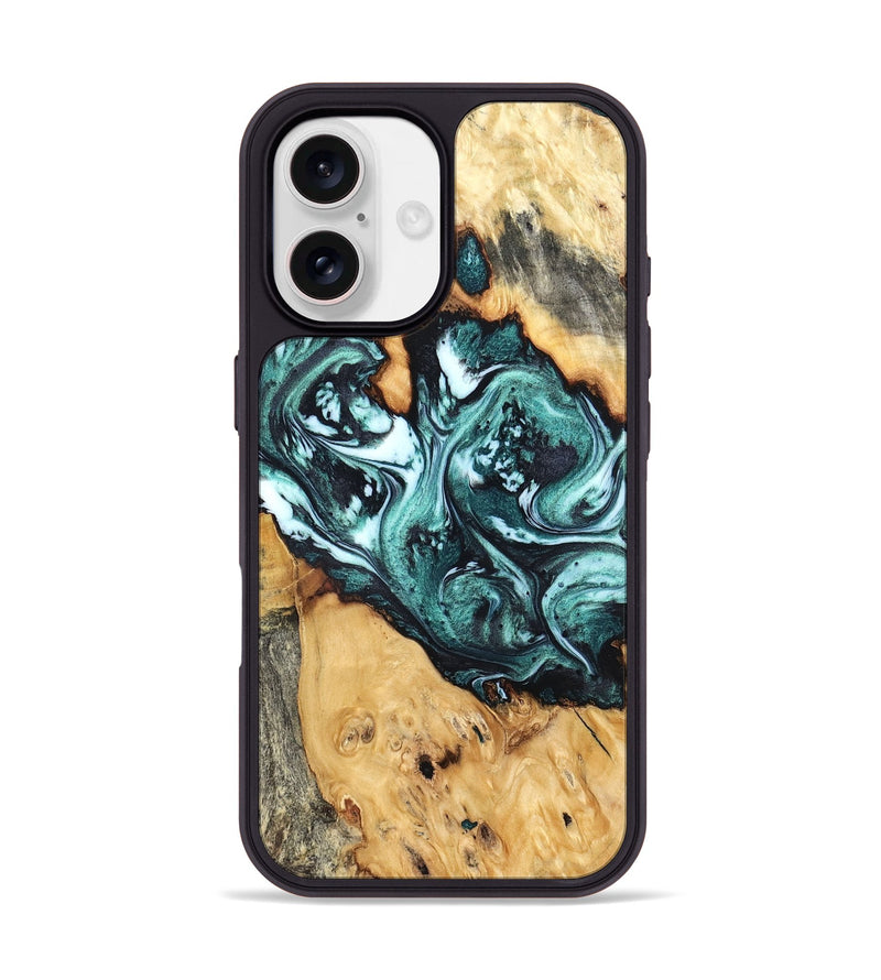 iPhone 17 Wood Phone Case - Bentley (Green, 832737)