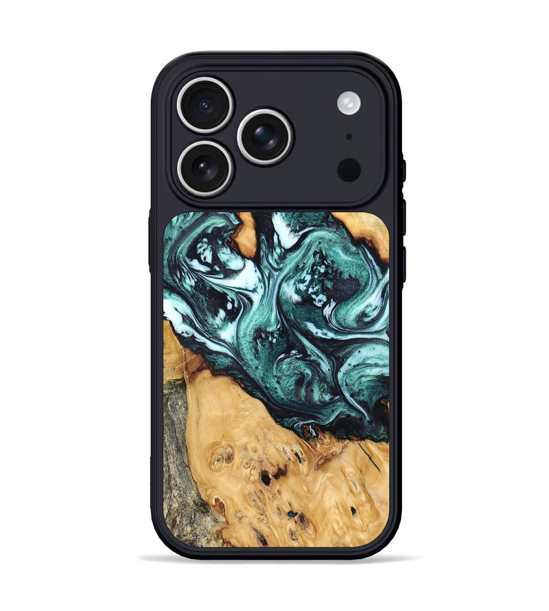 iPhone 17 Pro Wood Phone Case - Bentley (Green, 832737)