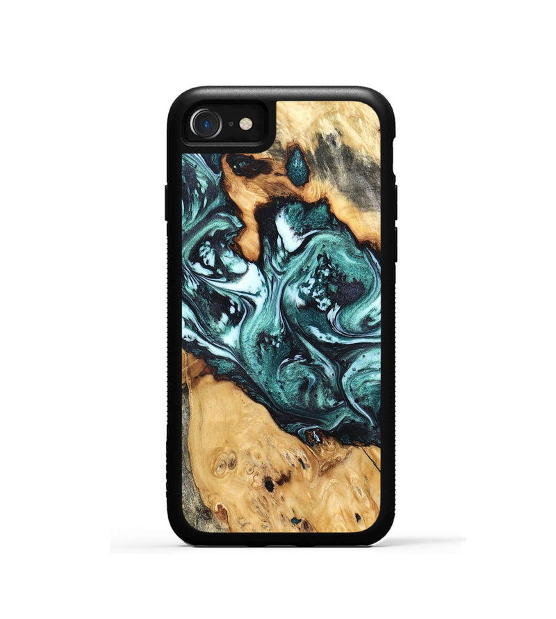 iPhone SE Wood Phone Case - Bentley (Green, 832737)