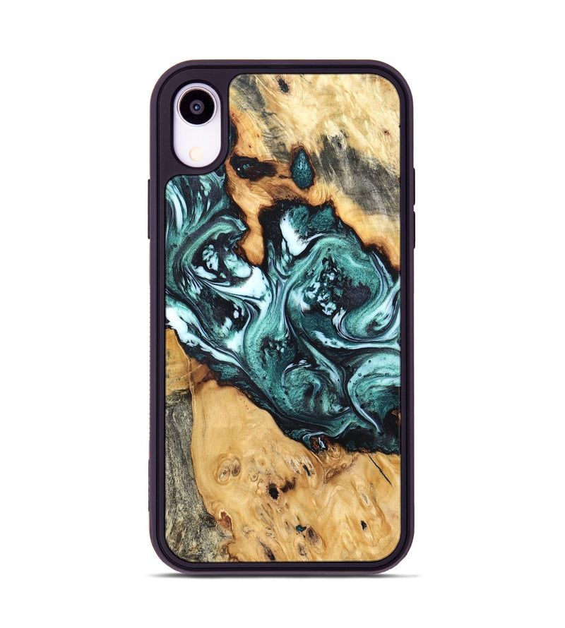 iPhone Xr Wood Phone Case - Bentley (Green, 832737)