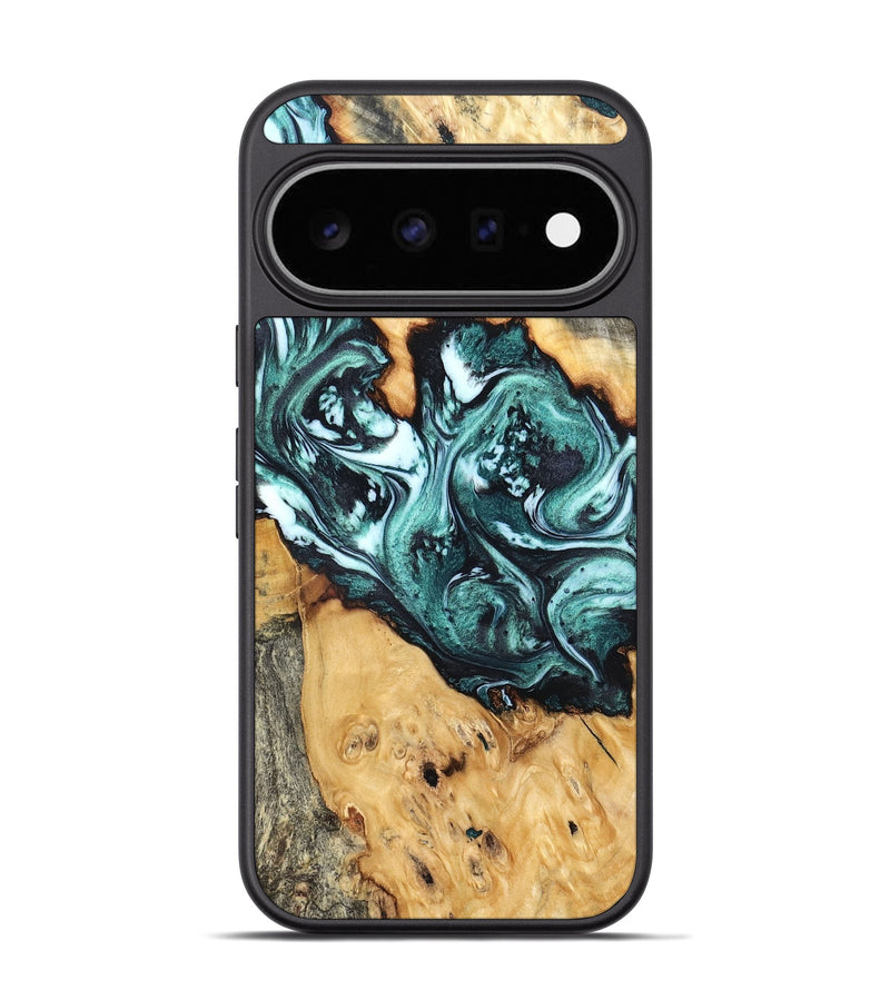 Pixel 11 Pro Wood Phone Case - Bentley (Green, 832737)