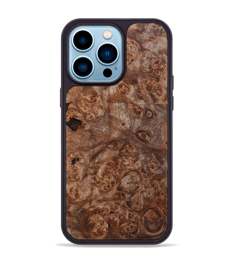iPhone 14 Pro Max Wood Phone Case - Latonia (Wood Burl, 832740)
