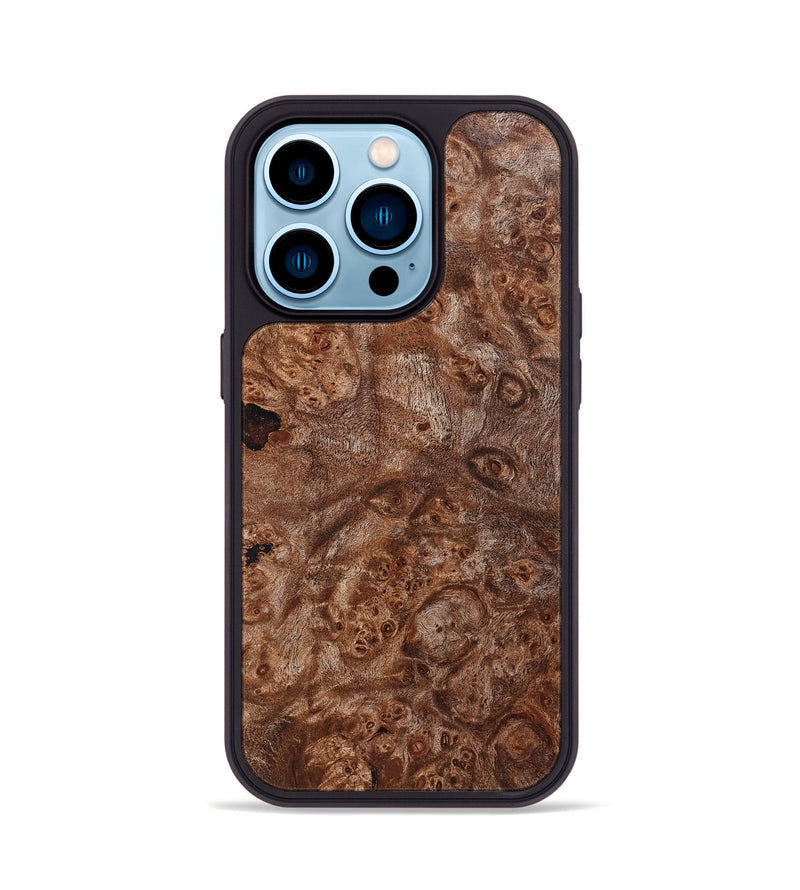 iPhone 14 Pro Wood Phone Case - Latonia (Wood Burl, 832740)