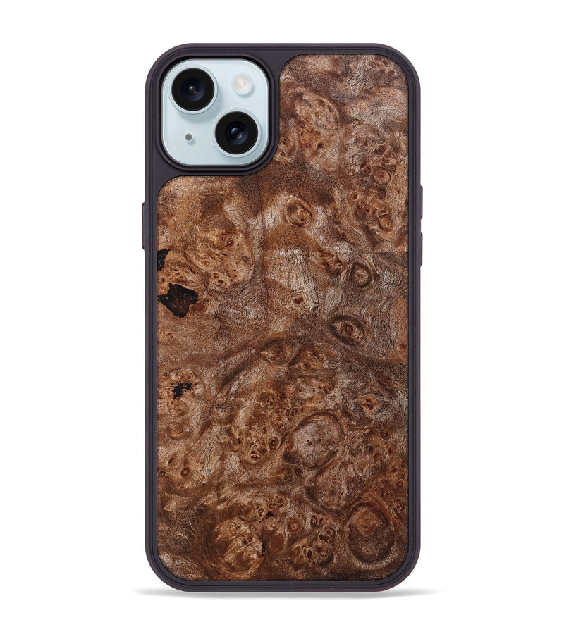 iPhone 15 Plus Wood Phone Case - Latonia (Wood Burl, 832740)