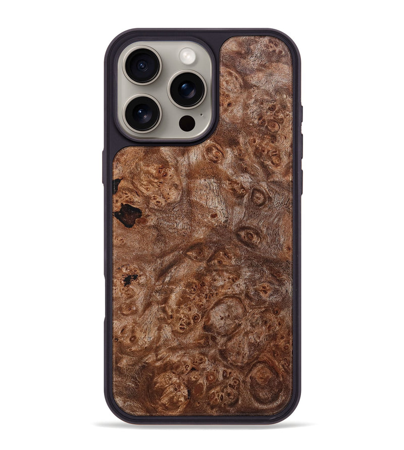 iPhone 16 Pro Max Wood Phone Case - Latonia (Wood Burl, 832740)
