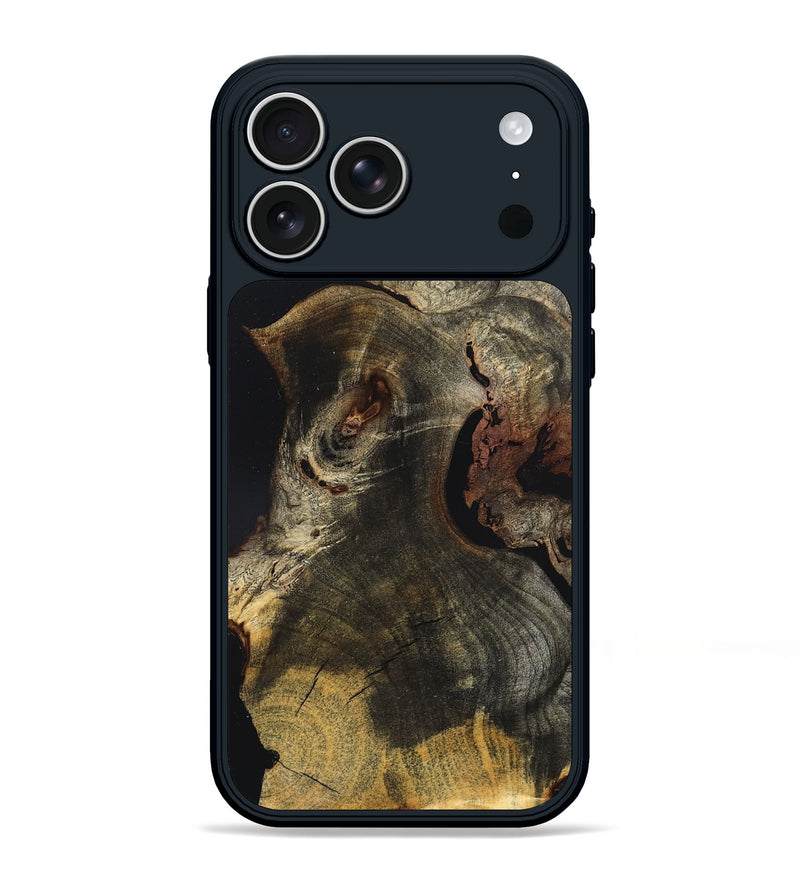 iPhone 17 Pro Max Wood Phone Case - Leilani (Pure Black, 832741)