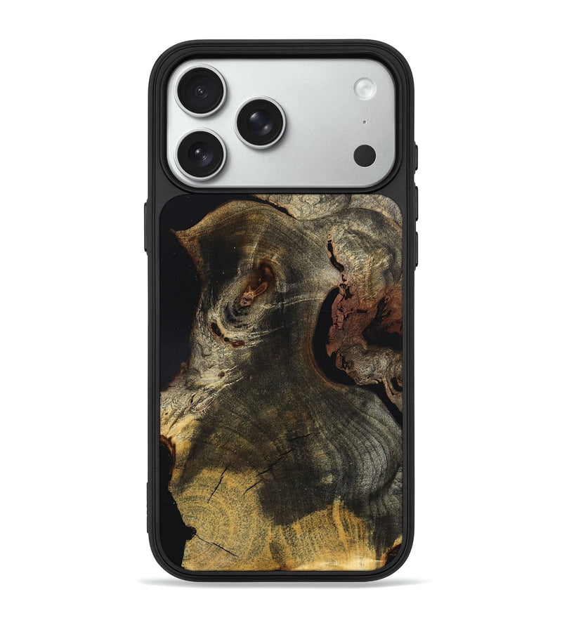 iPhone 18 Pro Max Wood Phone Case - Leilani (Pure Black, 832741)