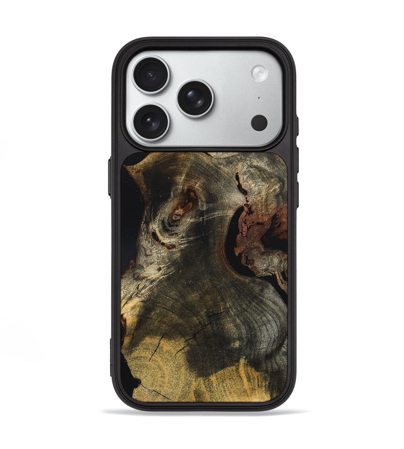 iPhone 18 Pro Wood Phone Case - Leilani (Pure Black, 832741)