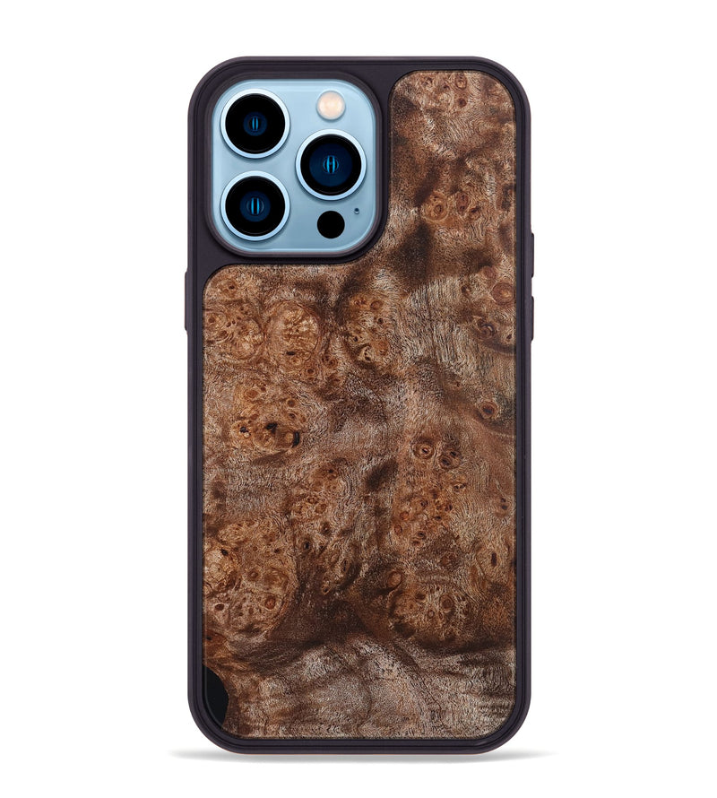iPhone 14 Pro Max Wood Phone Case - Myles (Wood Burl, 832742)