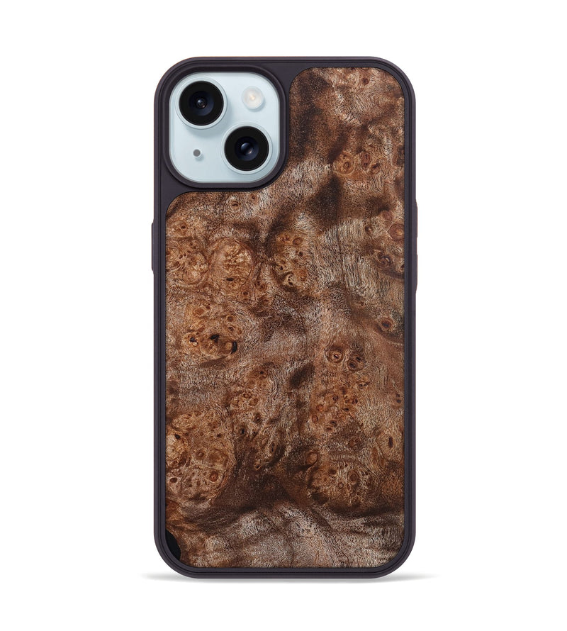 iPhone 15 Wood Phone Case - Myles (Wood Burl, 832742)