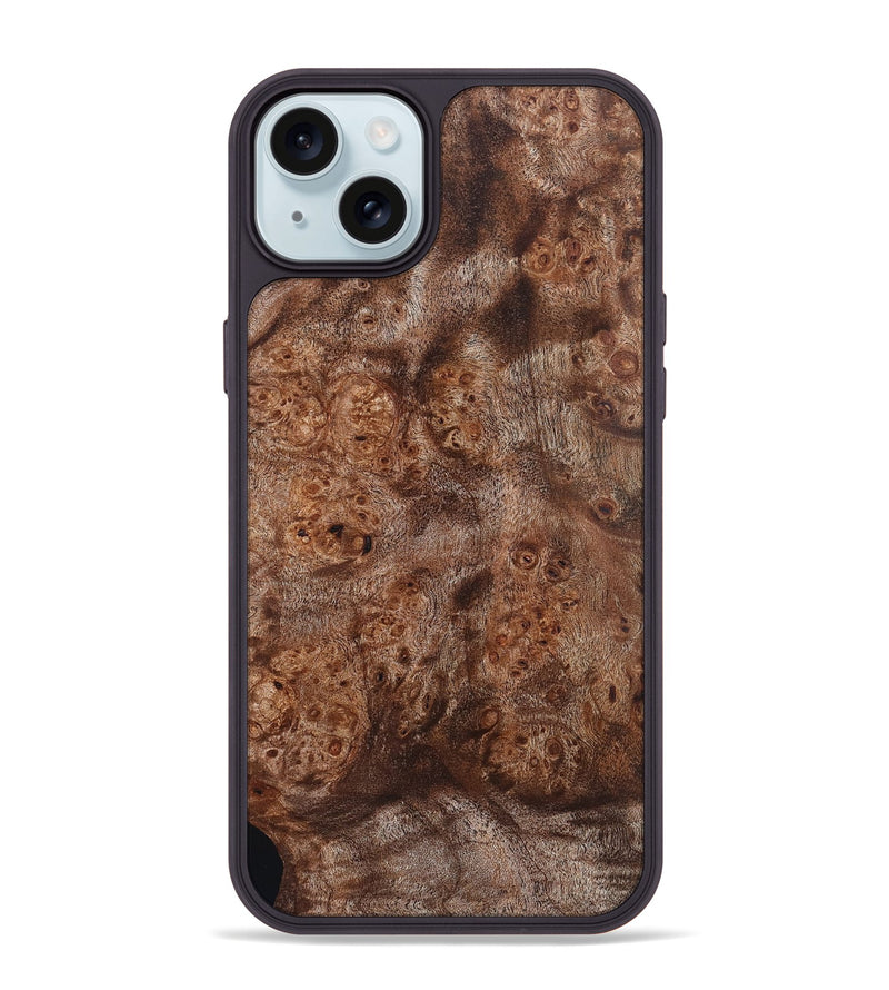 iPhone 15 Plus Wood Phone Case - Myles (Wood Burl, 832742)