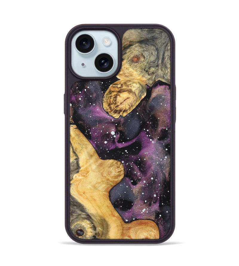 iPhone 15 Wood Phone Case - Brayden (Cosmos, 832745)
