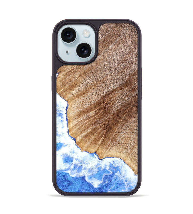 iPhone 15 Wood Phone Case - Brandy (Coastal, 832753)