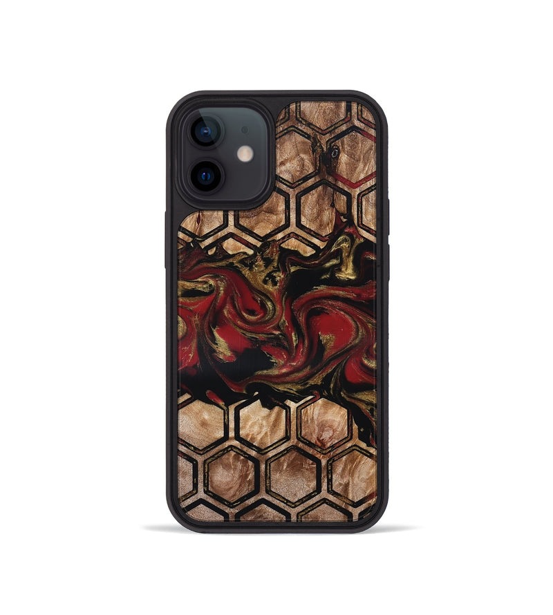 iPhone 12 mini Wood Phone Case - Paris (Pattern, 832756)