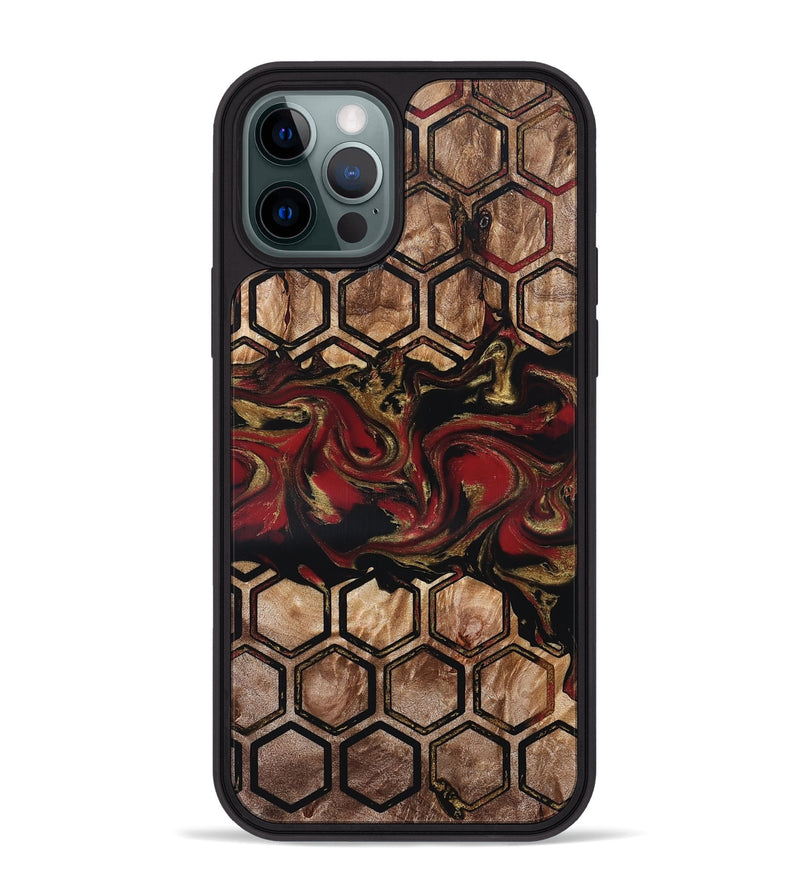 iPhone 12 Pro Max Wood Phone Case - Paris (Pattern, 832756)