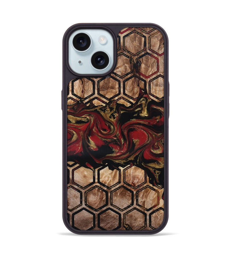 iPhone 15 Wood Phone Case - Paris (Pattern, 832756)
