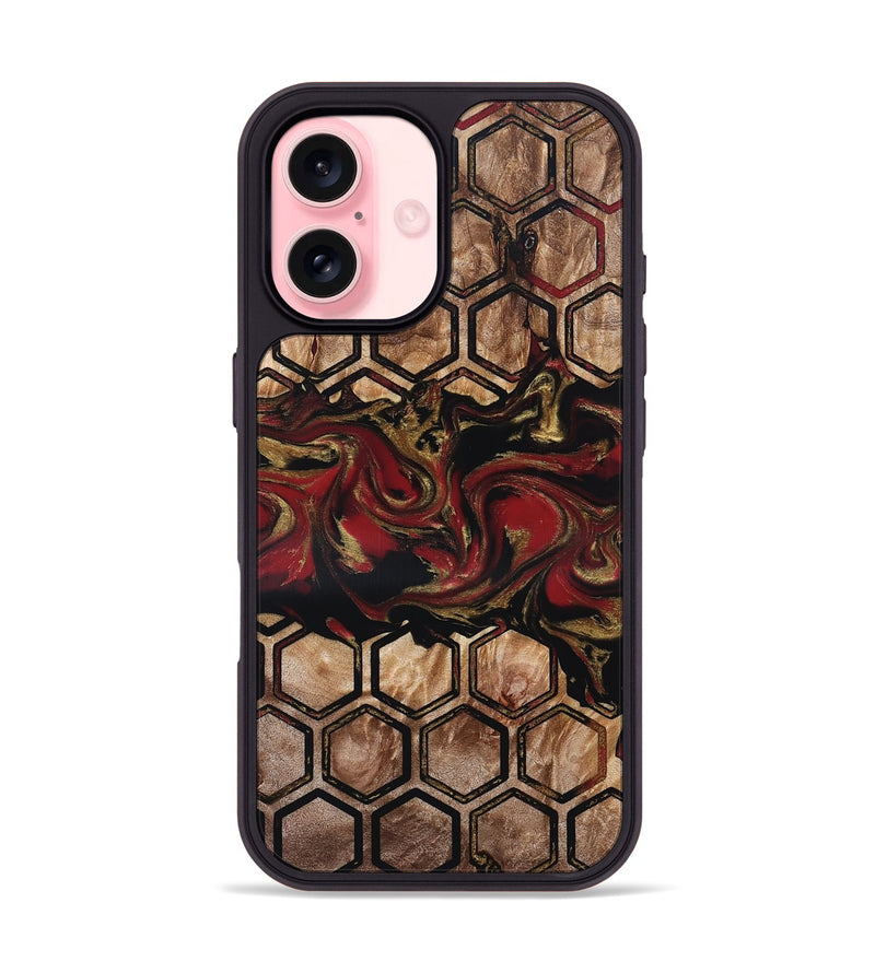 iPhone 16 Wood Phone Case - Paris (Pattern, 832756)
