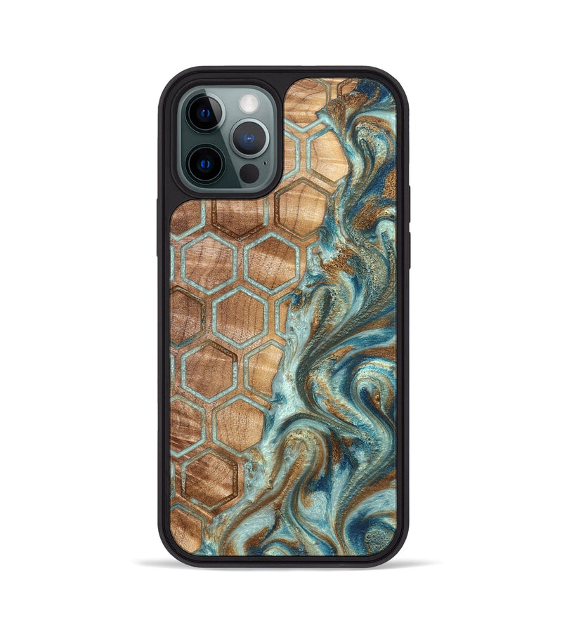 iPhone 12 Pro Wood Phone Case - Dion (Pattern, 832757)