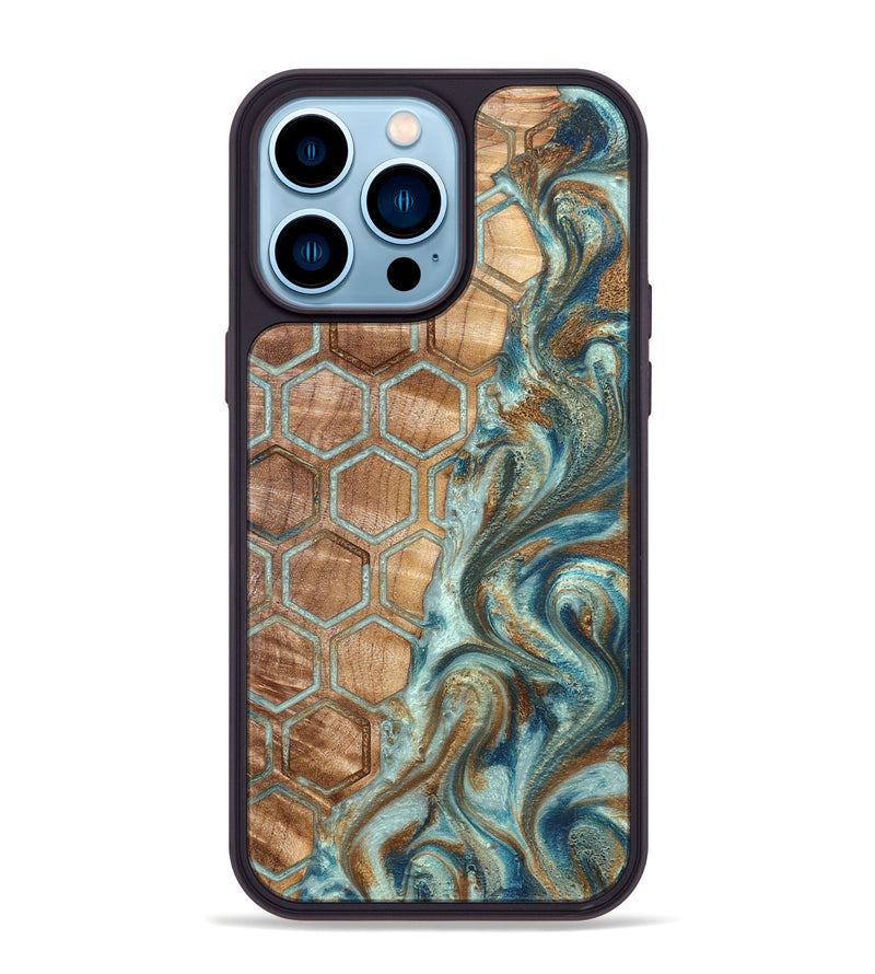 iPhone 14 Pro Max Wood Phone Case - Dion (Pattern, 832757)