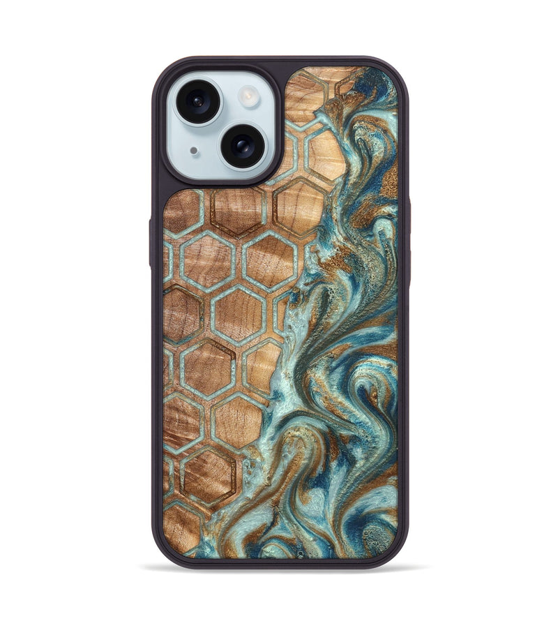 iPhone 15 Wood Phone Case - Dion (Pattern, 832757)