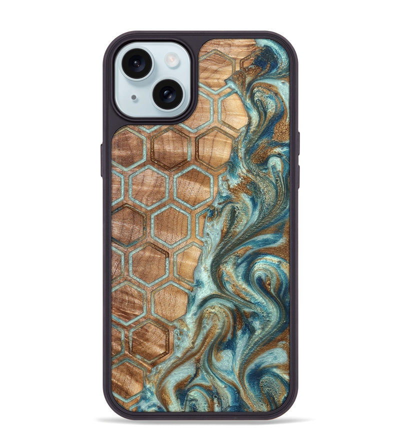 iPhone 15 Plus Wood Phone Case - Dion (Pattern, 832757)