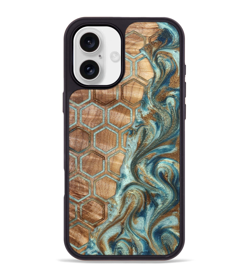 iPhone 16 Plus Wood Phone Case - Dion (Pattern, 832757)