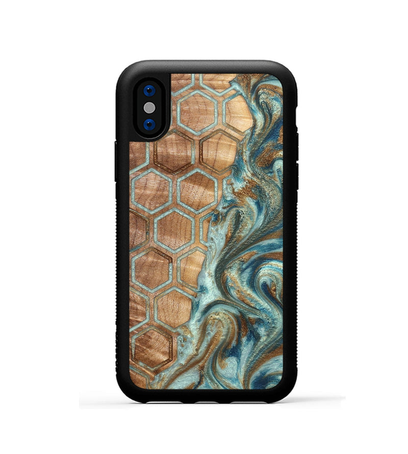 iPhone Xs Wood Phone Case - Dion (Pattern, 832757)