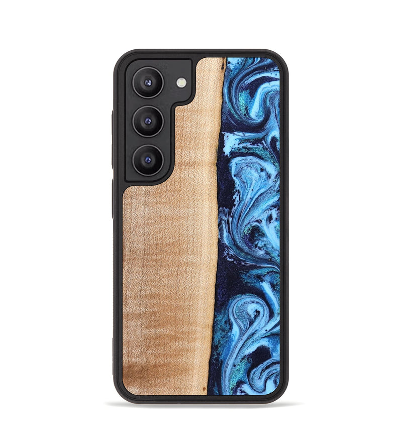 Galaxy S23 Wood Phone Case - Gordon (Blue, 832758)
