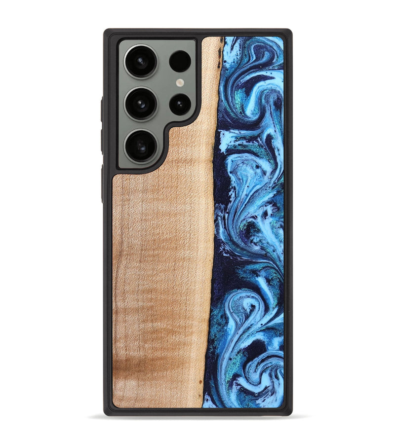 Galaxy S23 Ultra Wood Phone Case - Gordon (Blue, 832758)
