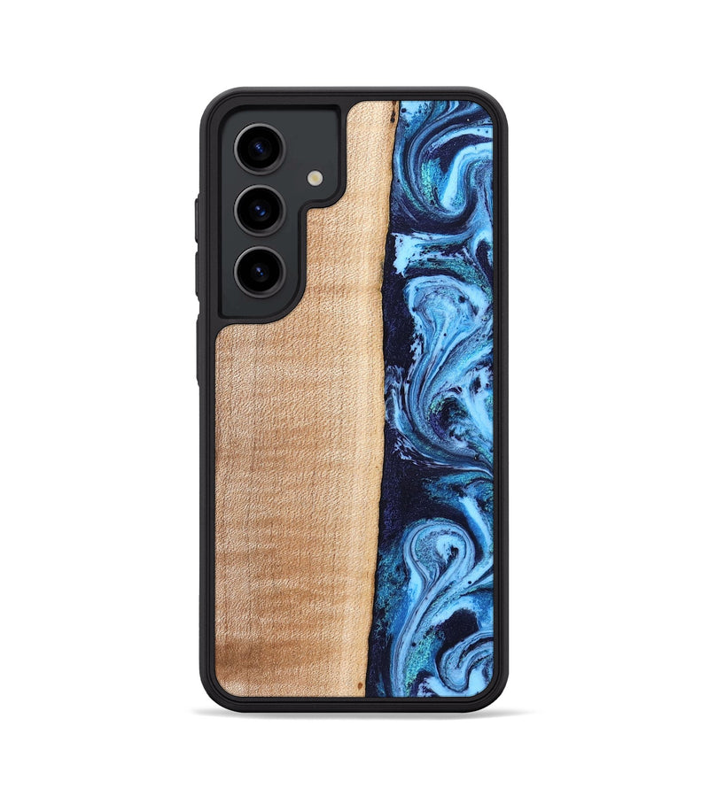 Galaxy S24 Wood Phone Case - Gordon (Blue, 832758)