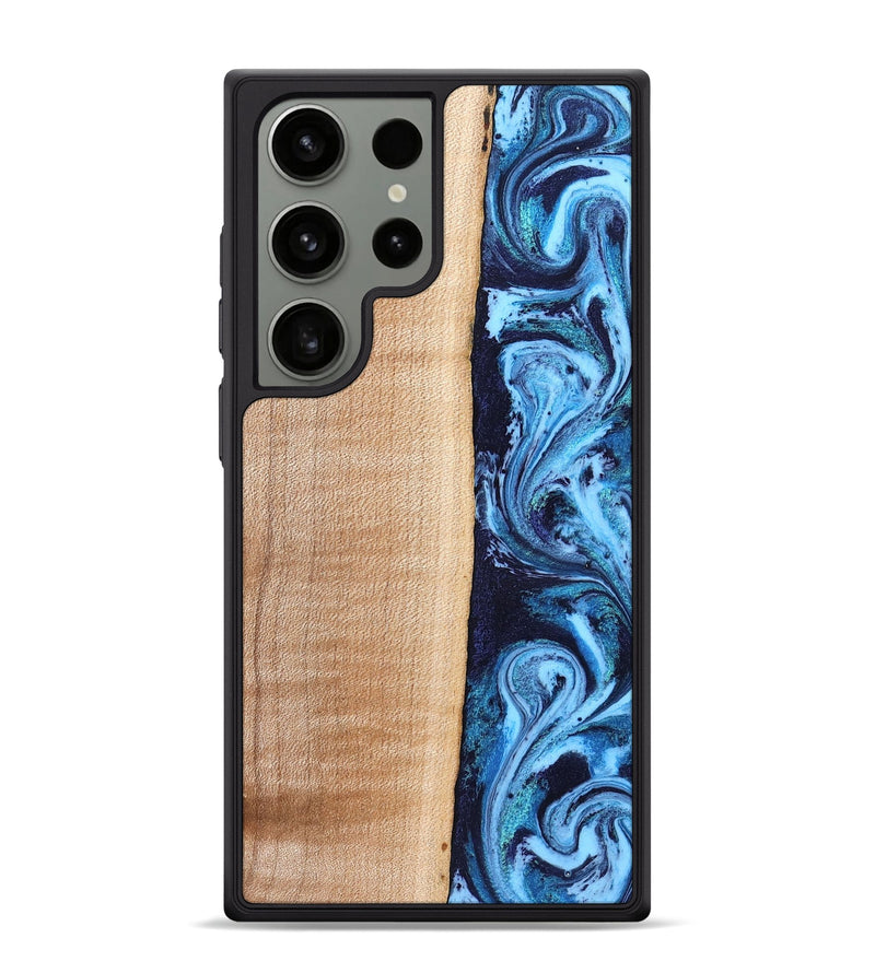 Galaxy S24 Ultra Wood Phone Case - Gordon (Blue, 832758)
