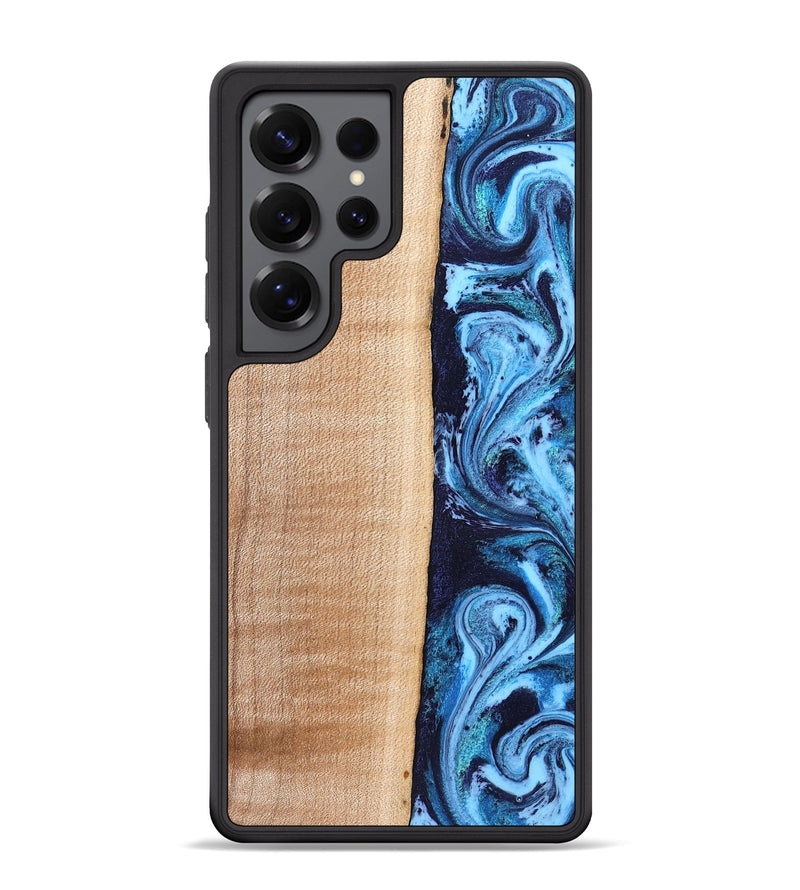 Galaxy S25 Ultra Wood Phone Case - Gordon (Blue, 832758)