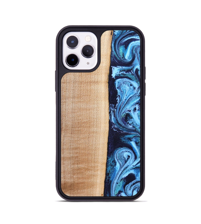 iPhone 11 Pro Wood Phone Case - Gordon (Blue, 832758)
