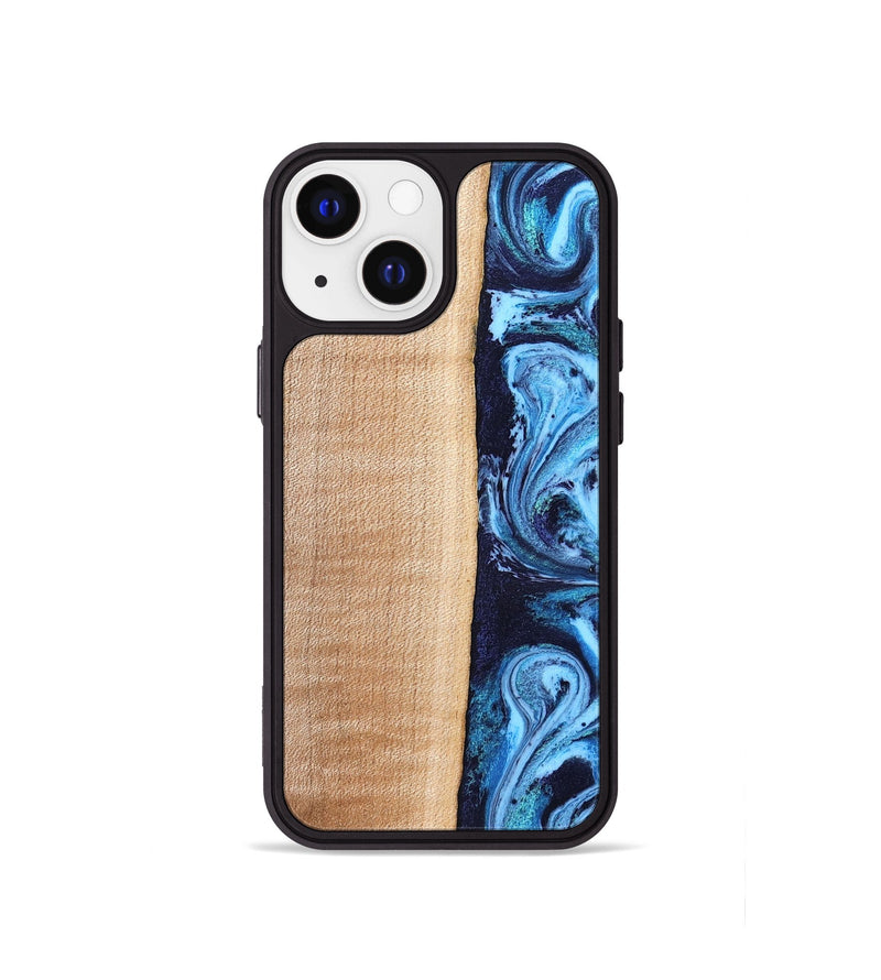 iPhone 13 mini Wood Phone Case - Gordon (Blue, 832758)