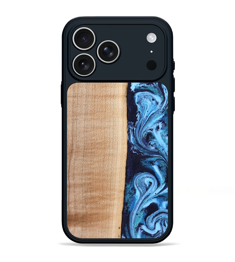 iPhone 17 Pro Max Wood Phone Case - Gordon (Blue, 832758)