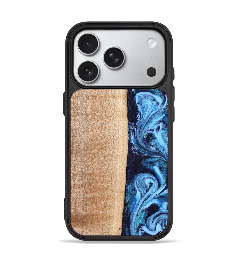iPhone 18 Pro Wood Phone Case - Gordon (Blue, 832758)