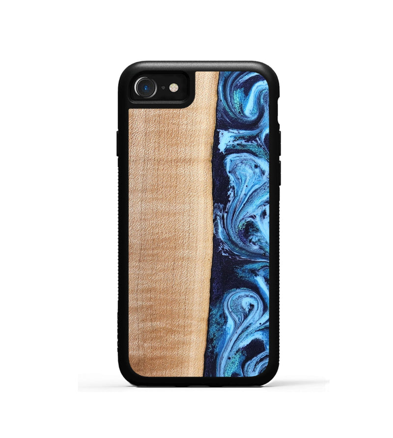 iPhone SE Wood Phone Case - Gordon (Blue, 832758)