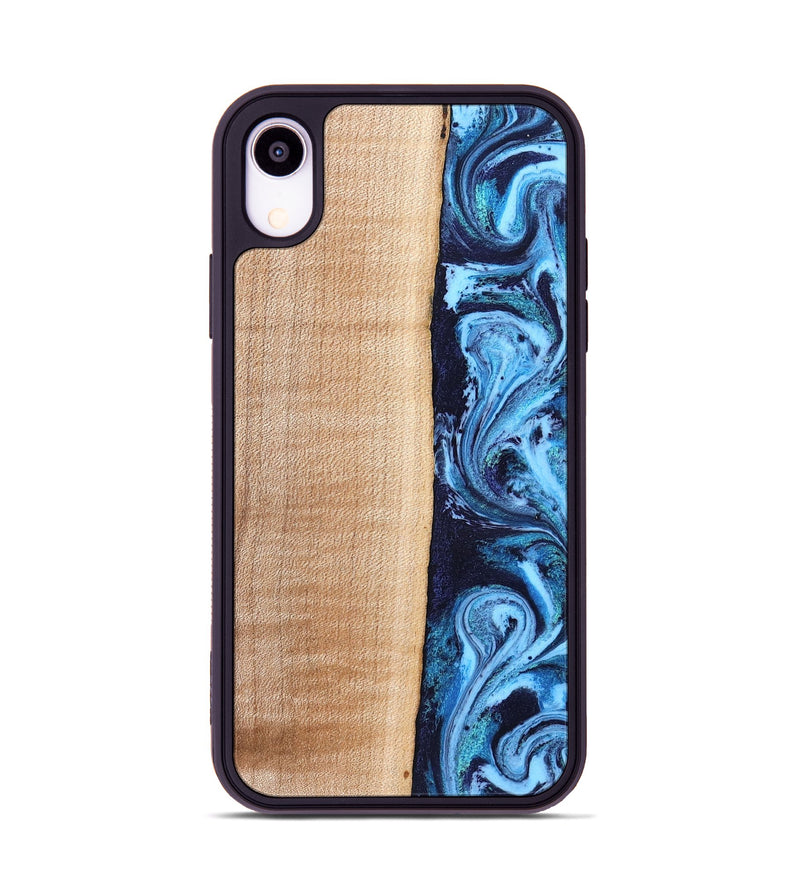 iPhone Xr Wood Phone Case - Gordon (Blue, 832758)